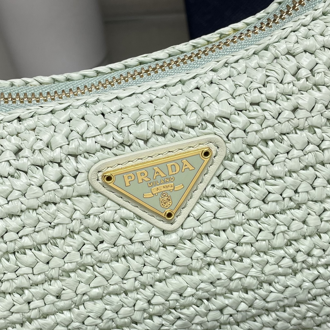 Prada Re Edition 2005 Crochet Shoulder Bag White 1BH204